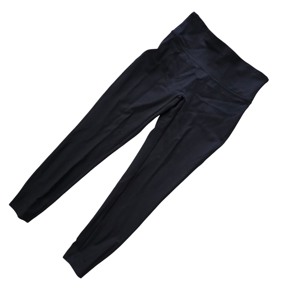 Spanx by Sara Blakely Black High Waisted Ponte Leggings Tall Size Large L/G